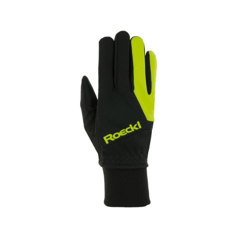 Gants enfants Roeckl Grillby Jr. noir-jaune Gants enfants Roeckl Grillby Jr. noir-jaune